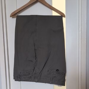 Lands' End Gray/Green Mid Rise Pants
